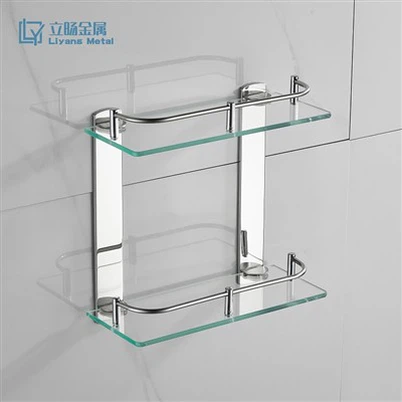 Prestatge de vidre de 2 nivells