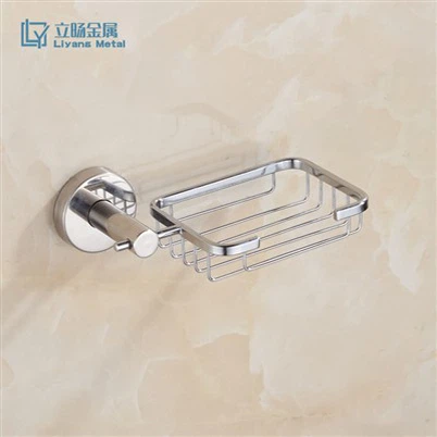 Porta sabó d'acer inoxidable muntat a la paret