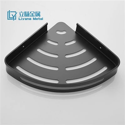 Prestatge de dutxa de bany negre